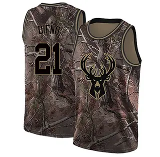 Youth Ousmane Dieng Milwaukee Bucks Camo Realtree Collection Jersey - Swingman